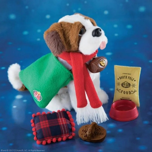 Elf on The Shelf Claus Good Tidings Toy Tote & Scarf plush accessories gift - Picture 5 of 11